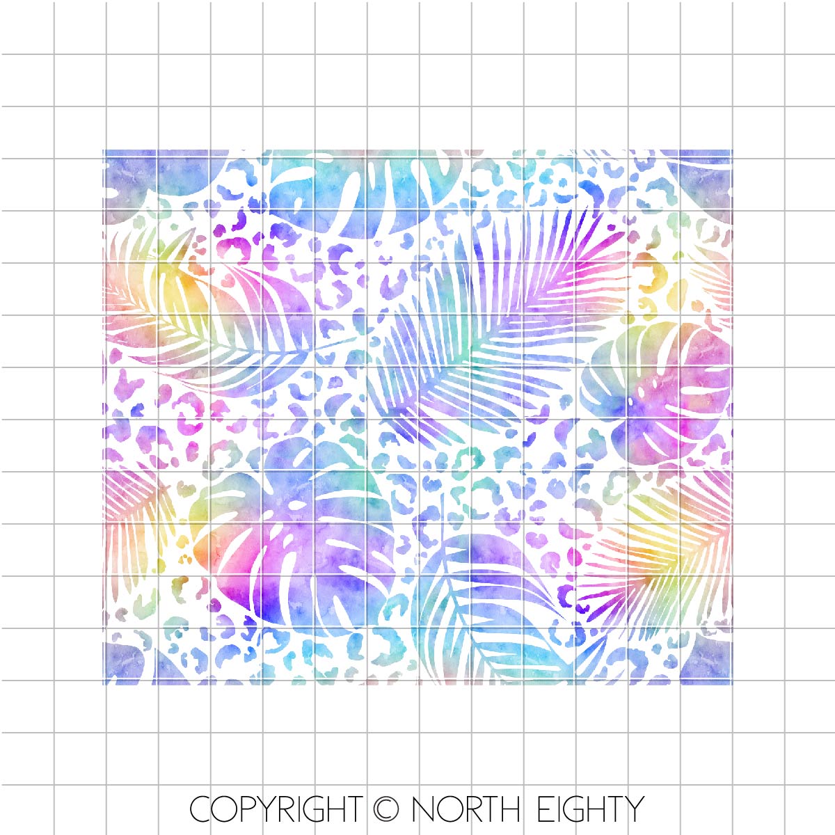 Leopard Monstera 1 Tumbler png