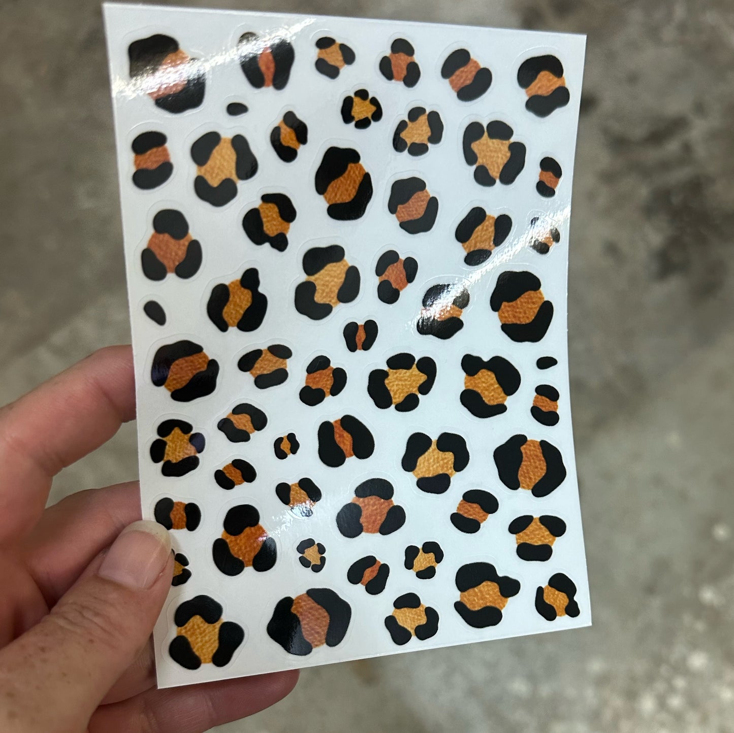 Leopard Spots Decals Sheet