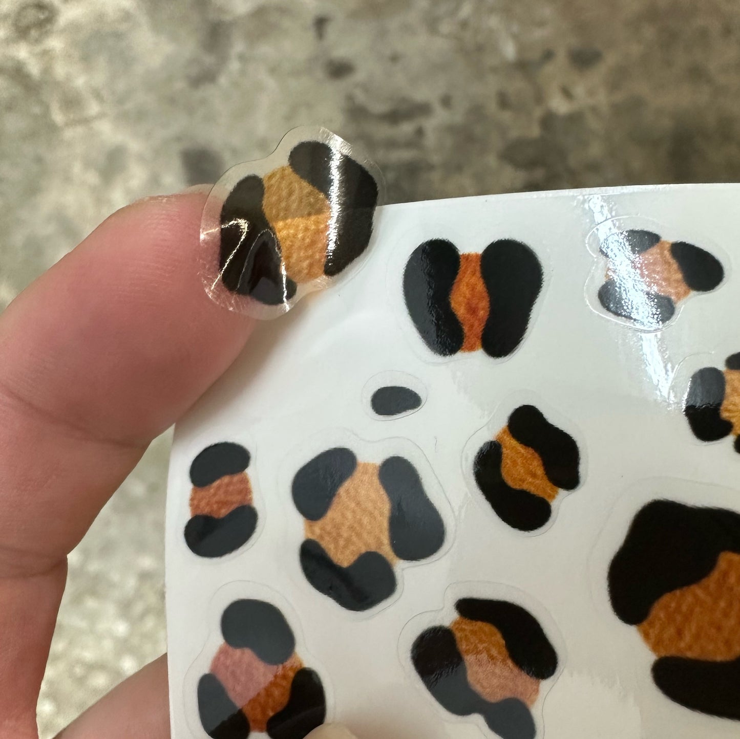 Leopard Spots Decals Sheet