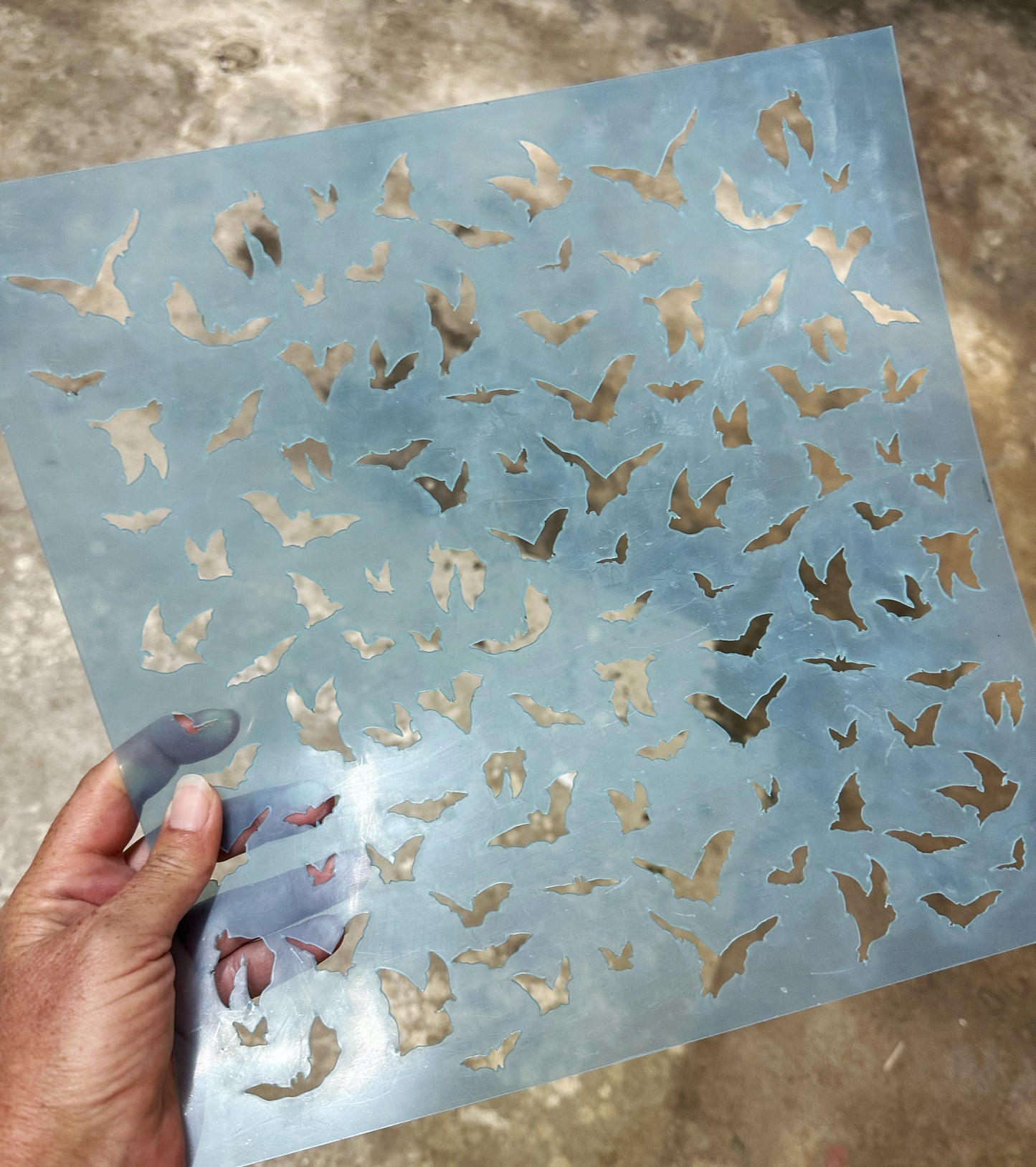 Bats Stencil