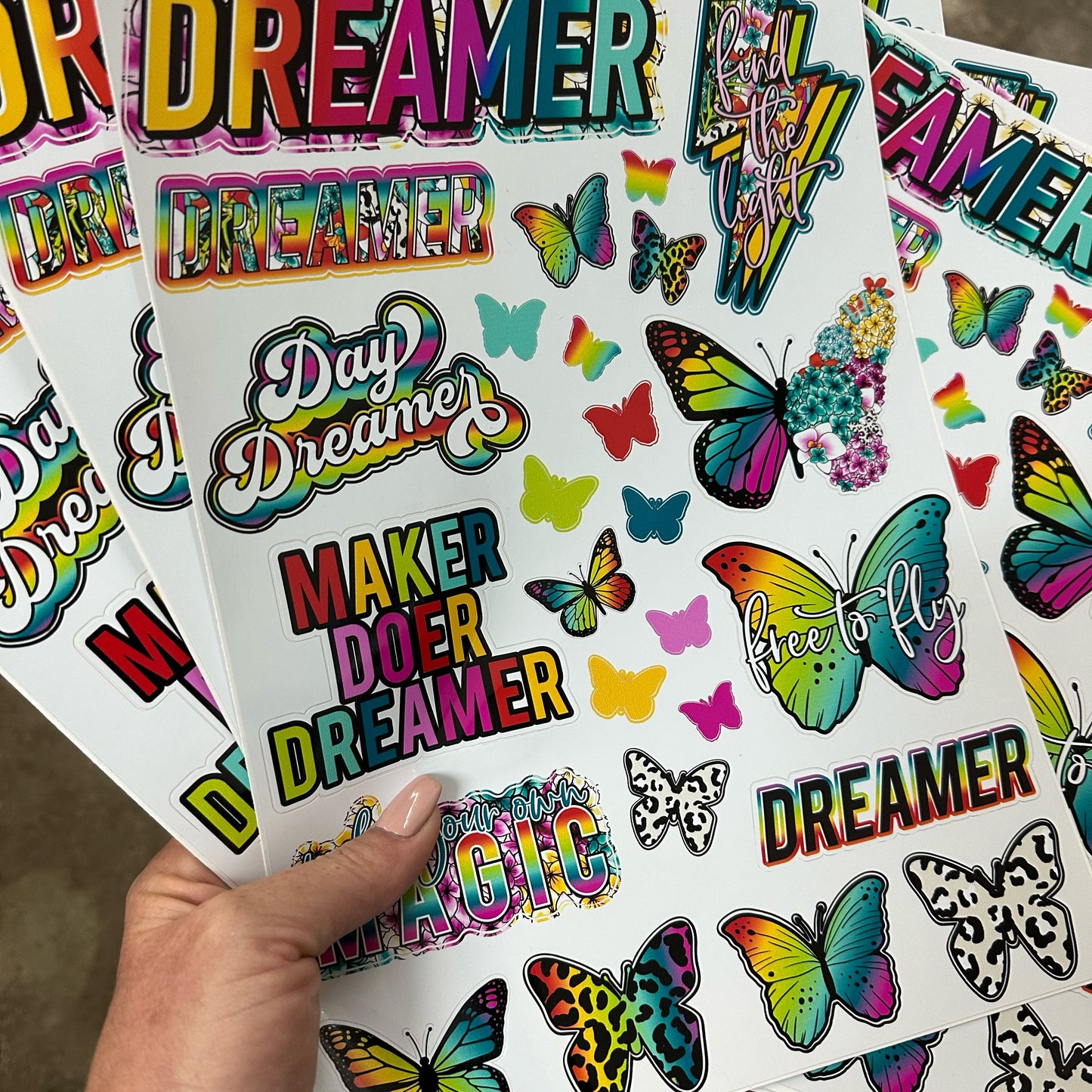 Dreamer Box - Large Decal Sheet