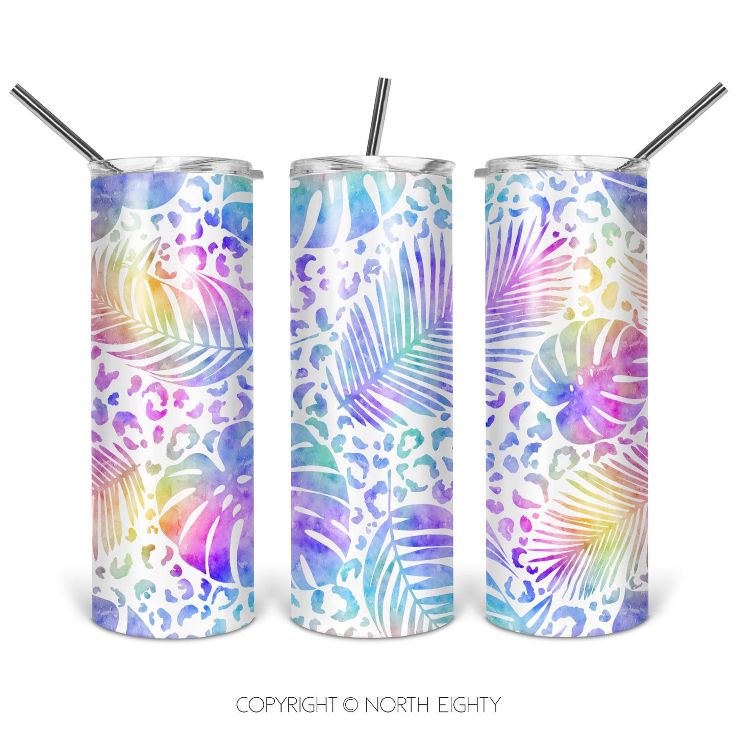 Leopard Monstera 1 Tumbler png