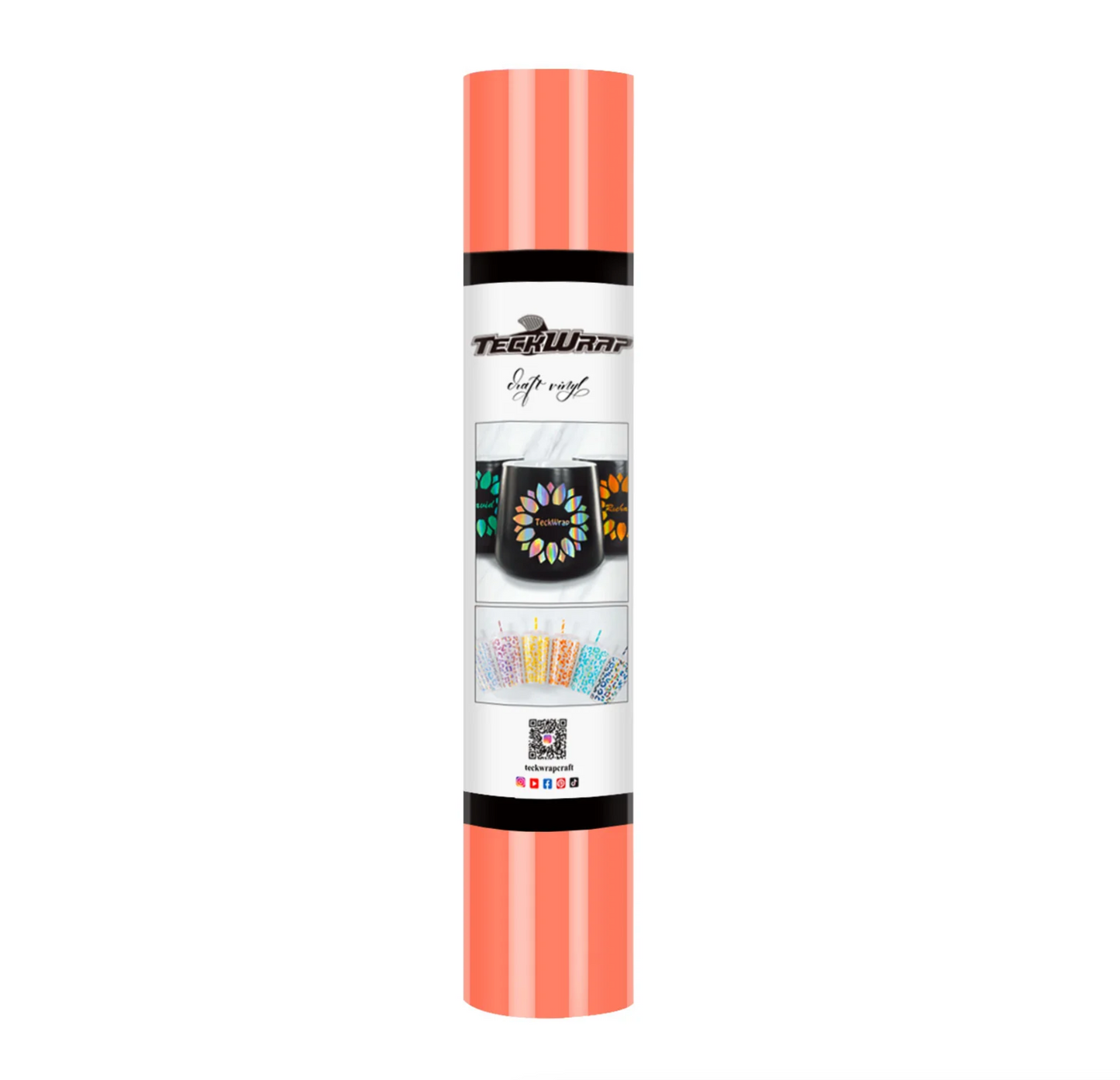Salmon Pink Glossy Adhesive