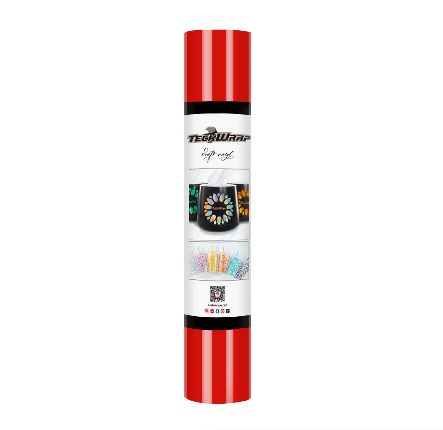 Pure Red Glossy Adhesive