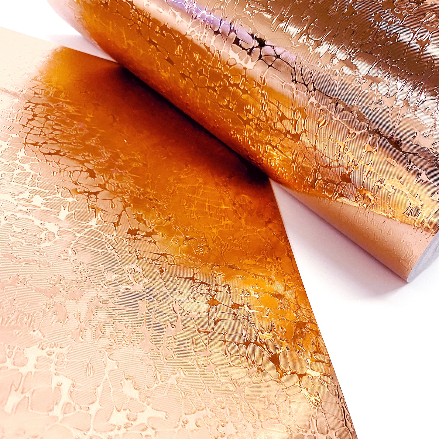 Textured Rose Gold Textured Metallic