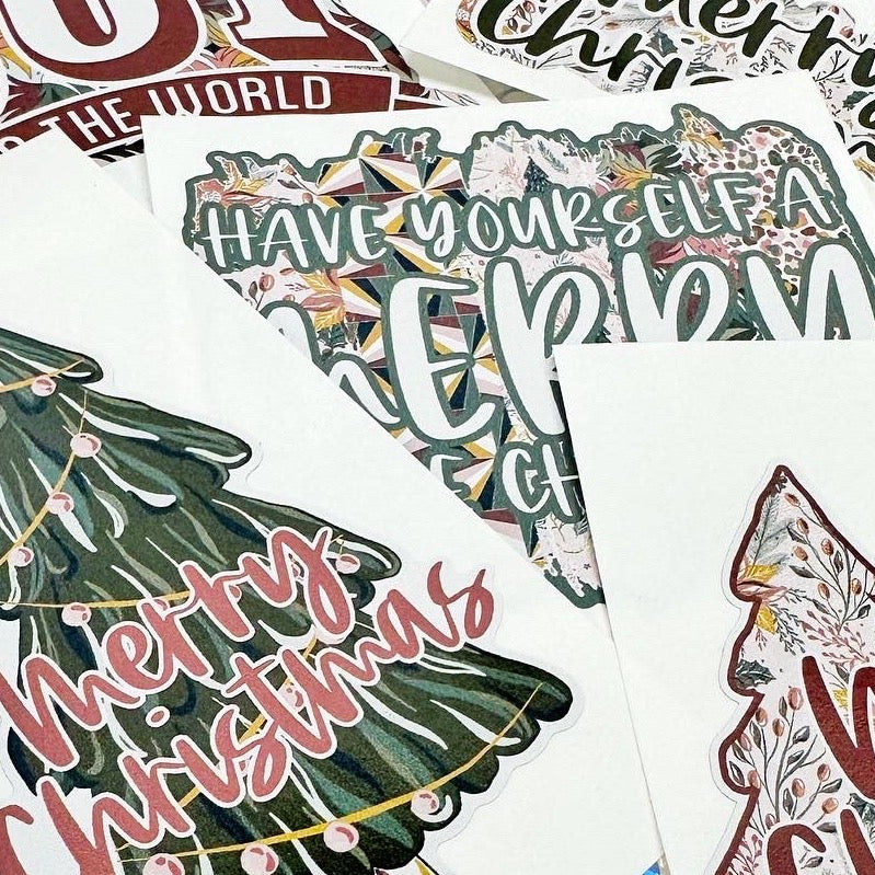 Mystery Christmas Decal Pack