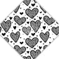 Black and White Hearts 2