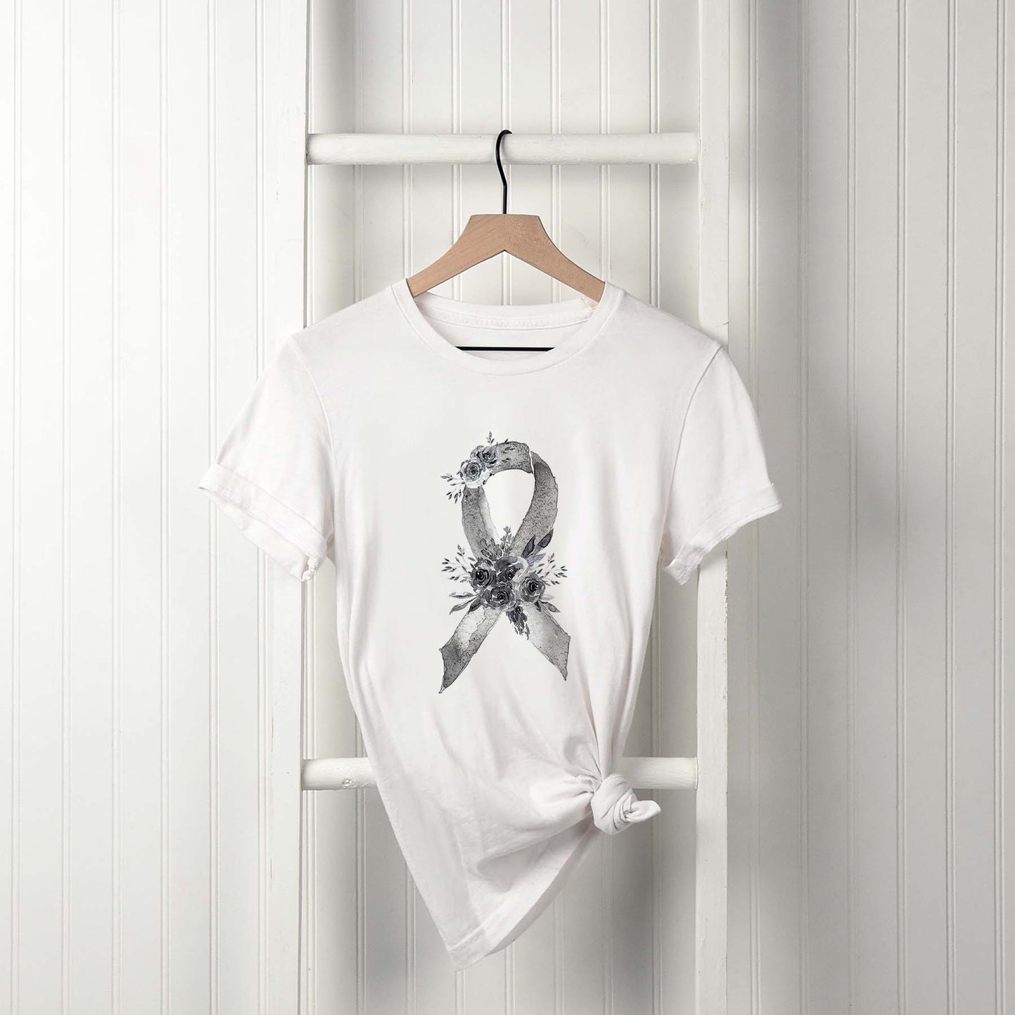 Grey Awareness Ribbon png