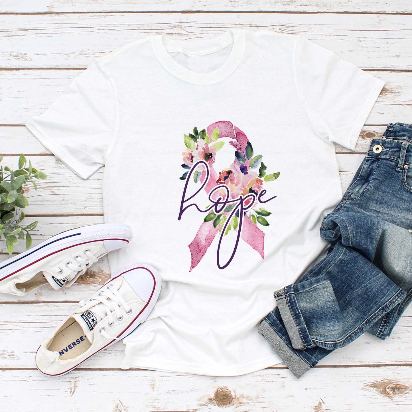 Hope Breast Cancer Ribbon png