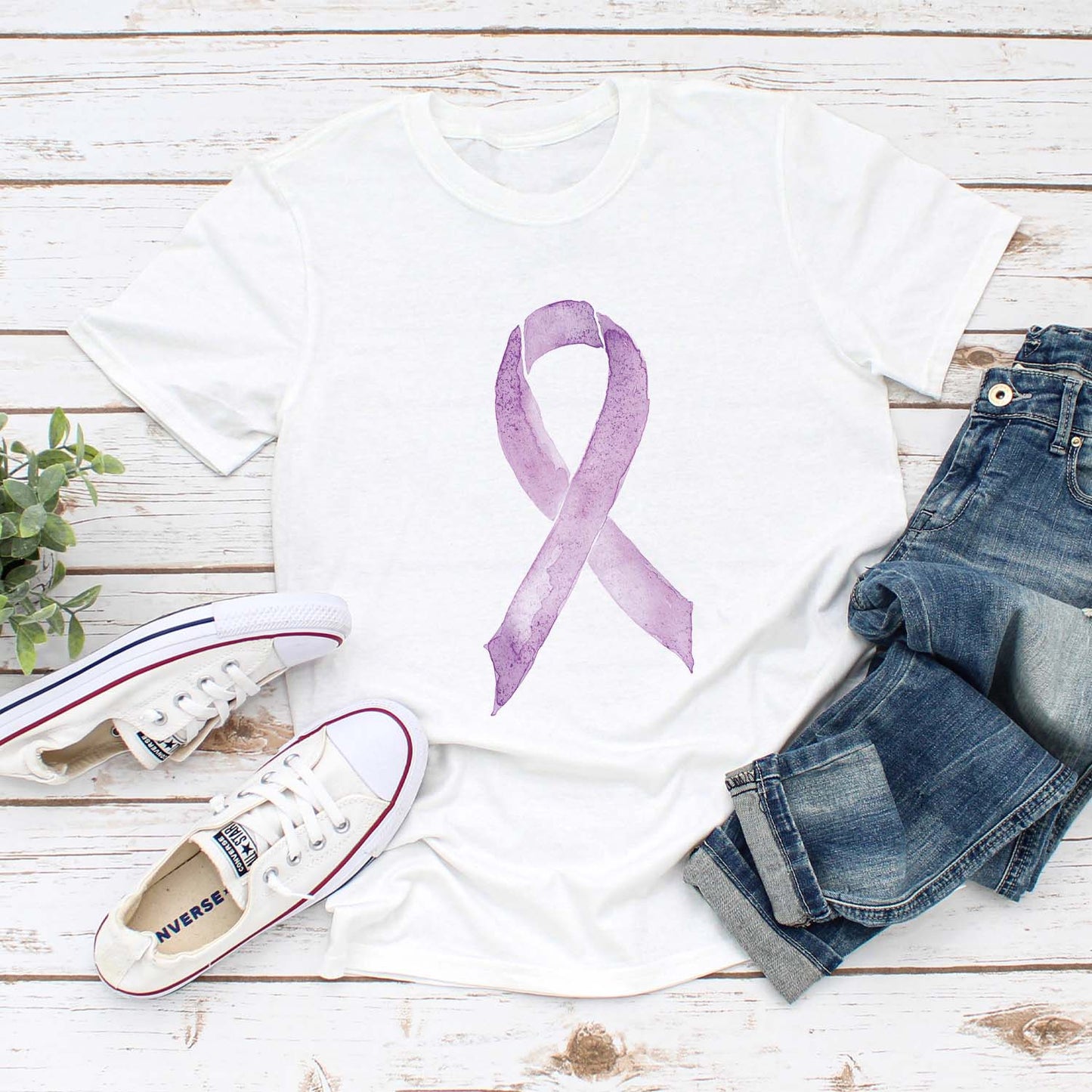 Lavender Awareness Ribbon png