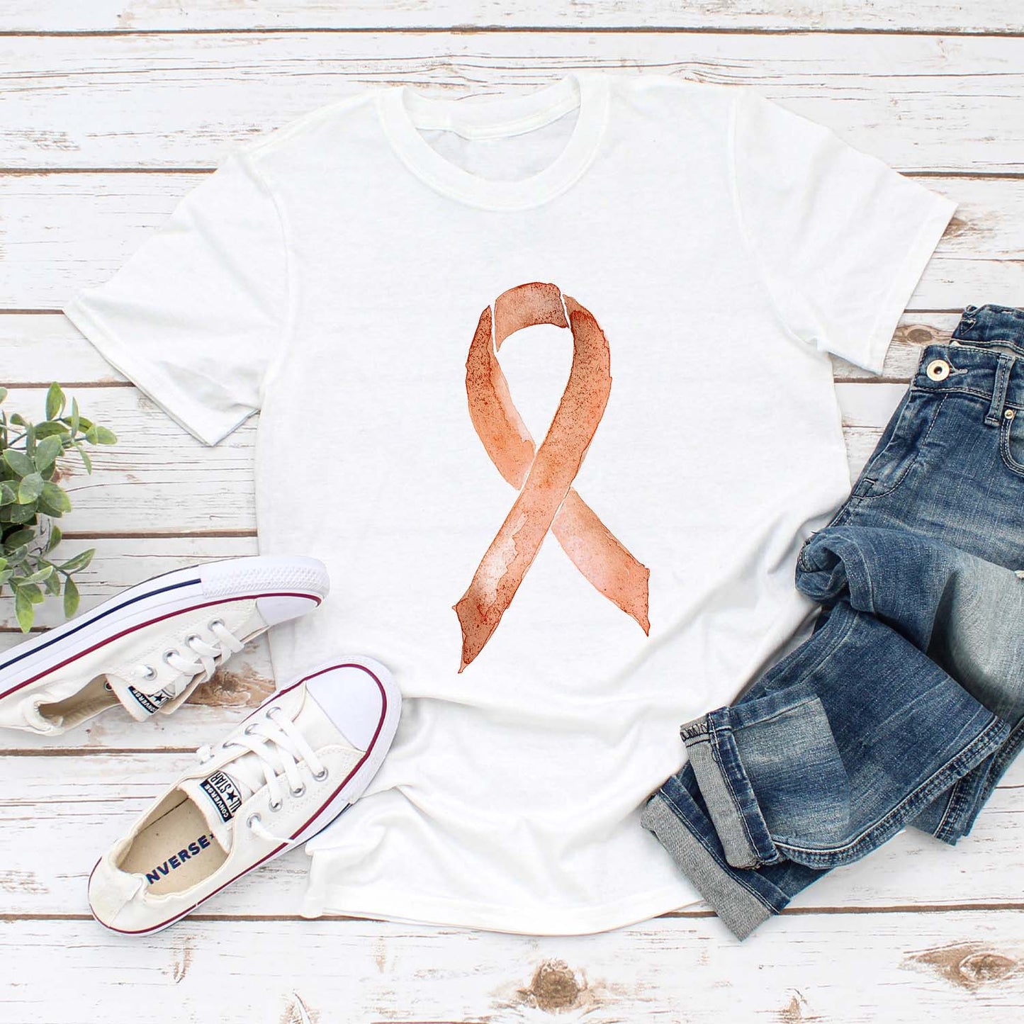 Orange Awareness Ribbon png