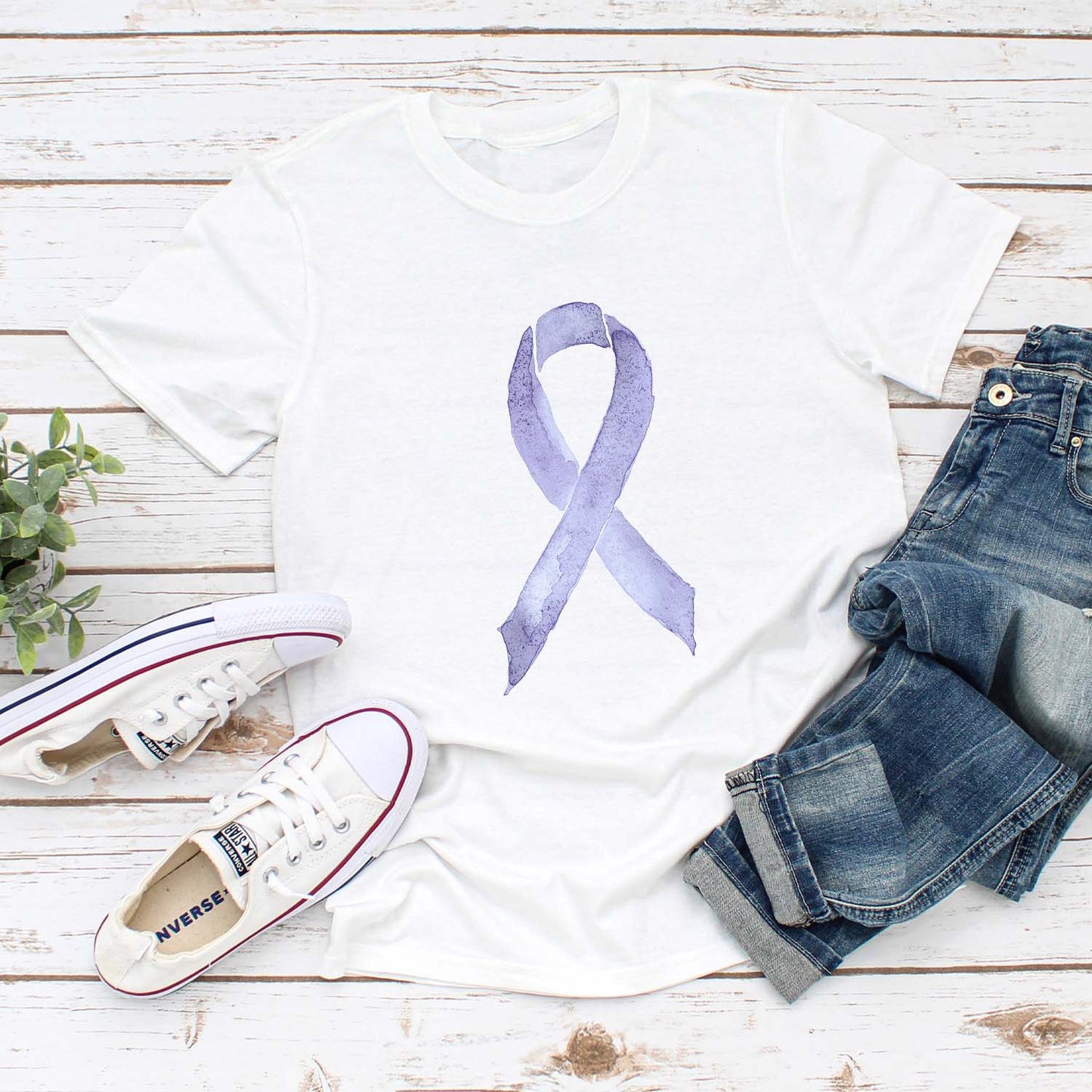Perriwinkle Awareness Ribbon png