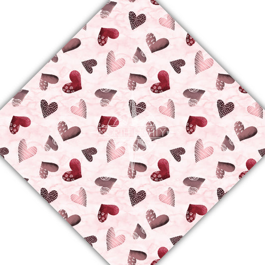 Valentine Pink Hearts 1
