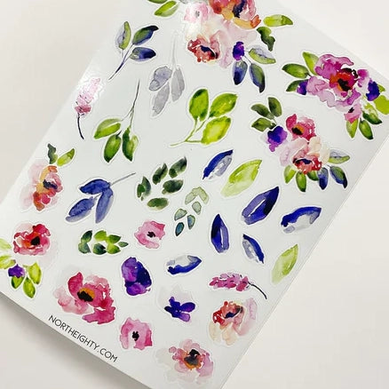 Summer Floral Bright Decals