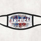 America png - 4th of July png - png for sublimation - Patriotic png - Waterside Image - Transfer Design - Leopard