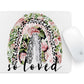 Valentine Sublimation png - So Loved Digital Download - Flowers Digital Download - Floral Heart Sublimation - Leopard - Rainbow