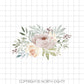 Floral Sublimation Digital Download png - Flower Transfer Digital Download - Waterslide Clip Art - Watercolor