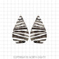 Sublimation Earring Design - Teardrop Earring Digital Download - Bundle - Watercolor - Leopard - Monstera - Geometric