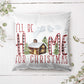 Home For Christmas Sublimation  - Buffalo Plaid Digital Download - Christmas Download - PNG