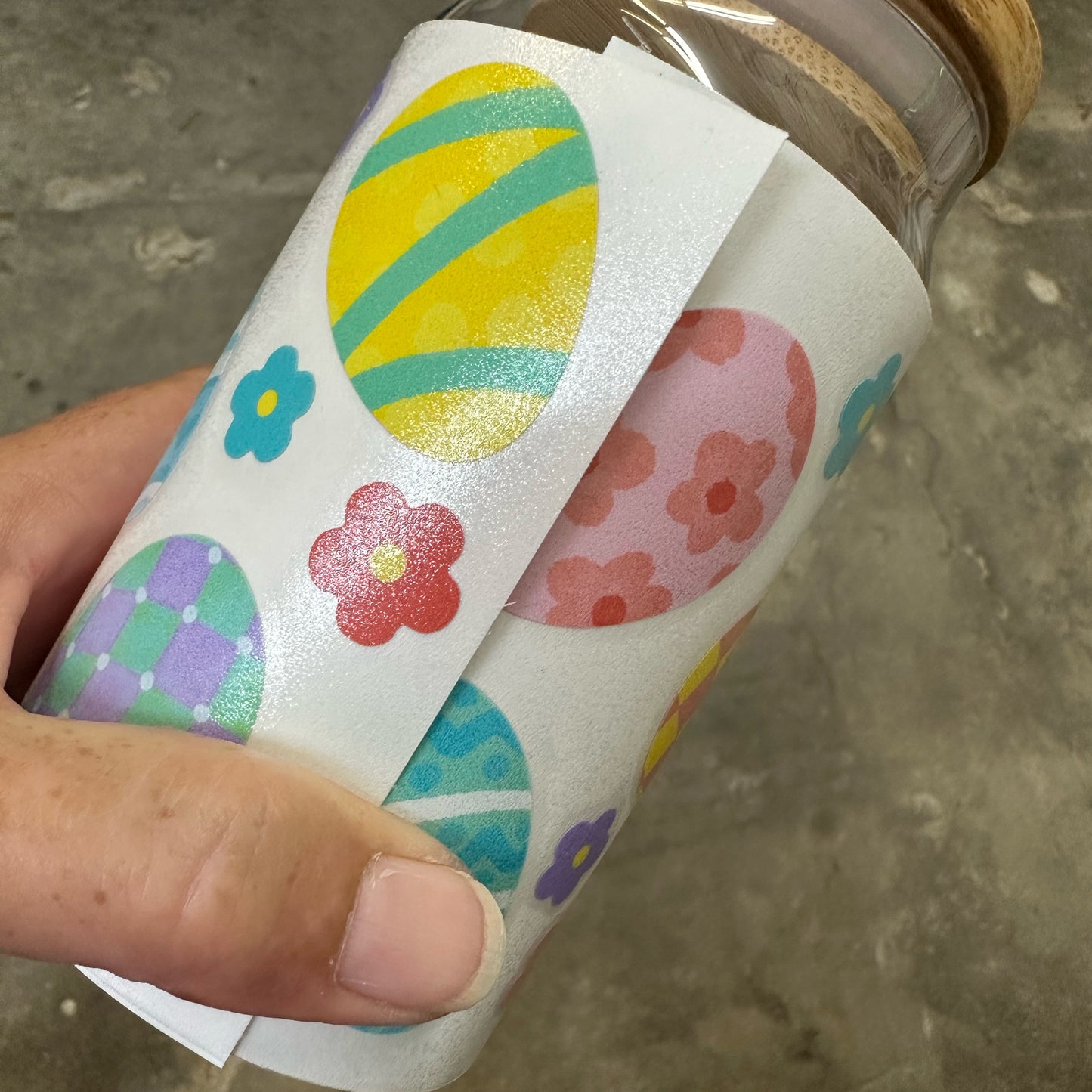 Glass Can Wrap - Vinyl