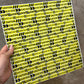 Caution Tape Decal Sheet