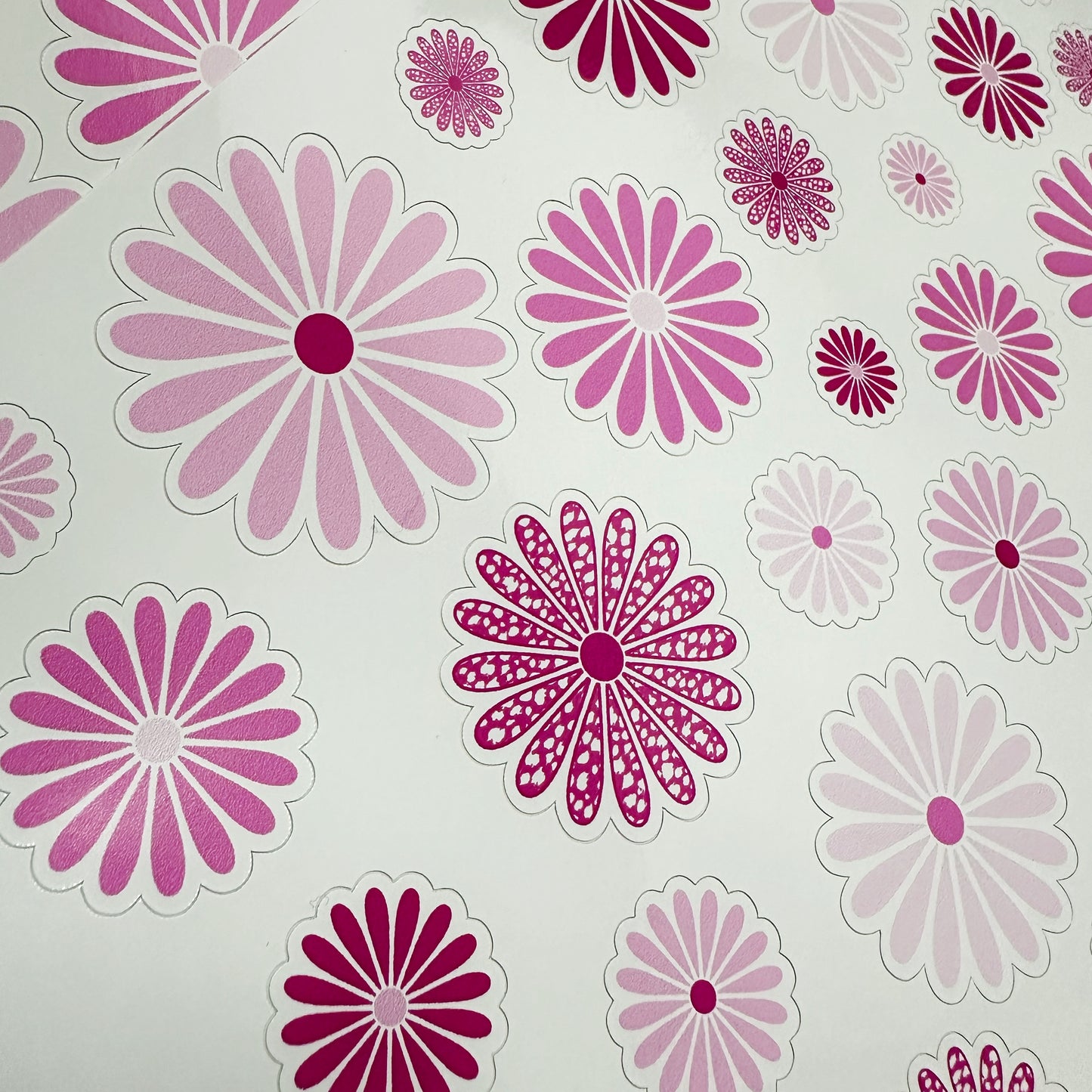 Pink Daisies Decal Sheet