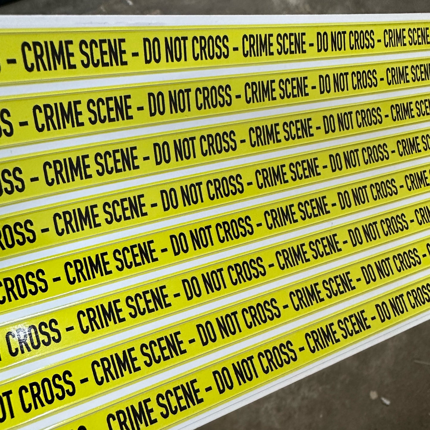Crime Scene Tape - Short Sheet