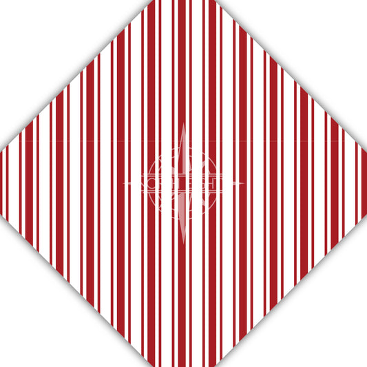 Patriotic Red and White Stripes