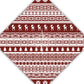 Red Scandinavian Christmas Sweater