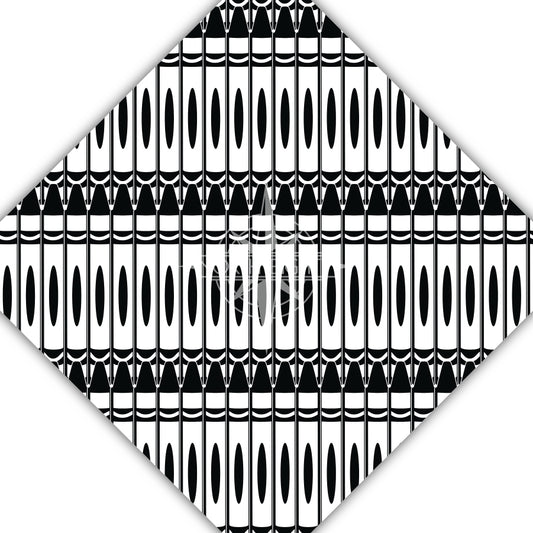 Black and White Crayons 2