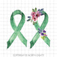 Green Awareness Ribbon png