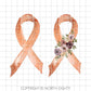 Orange Awareness Ribbon png