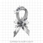 Grey Awareness Ribbon png