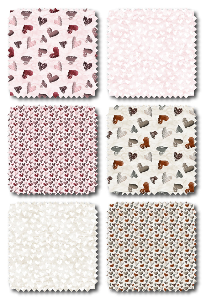 Hearts Digital Papers