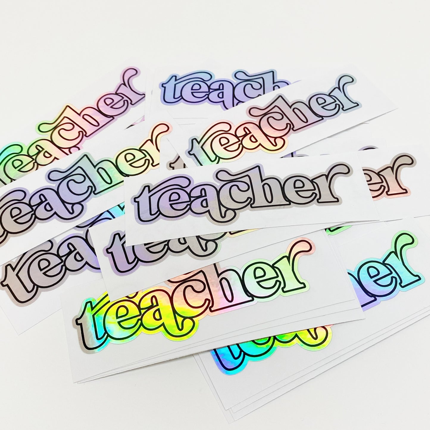 Teacher Holographic Decal