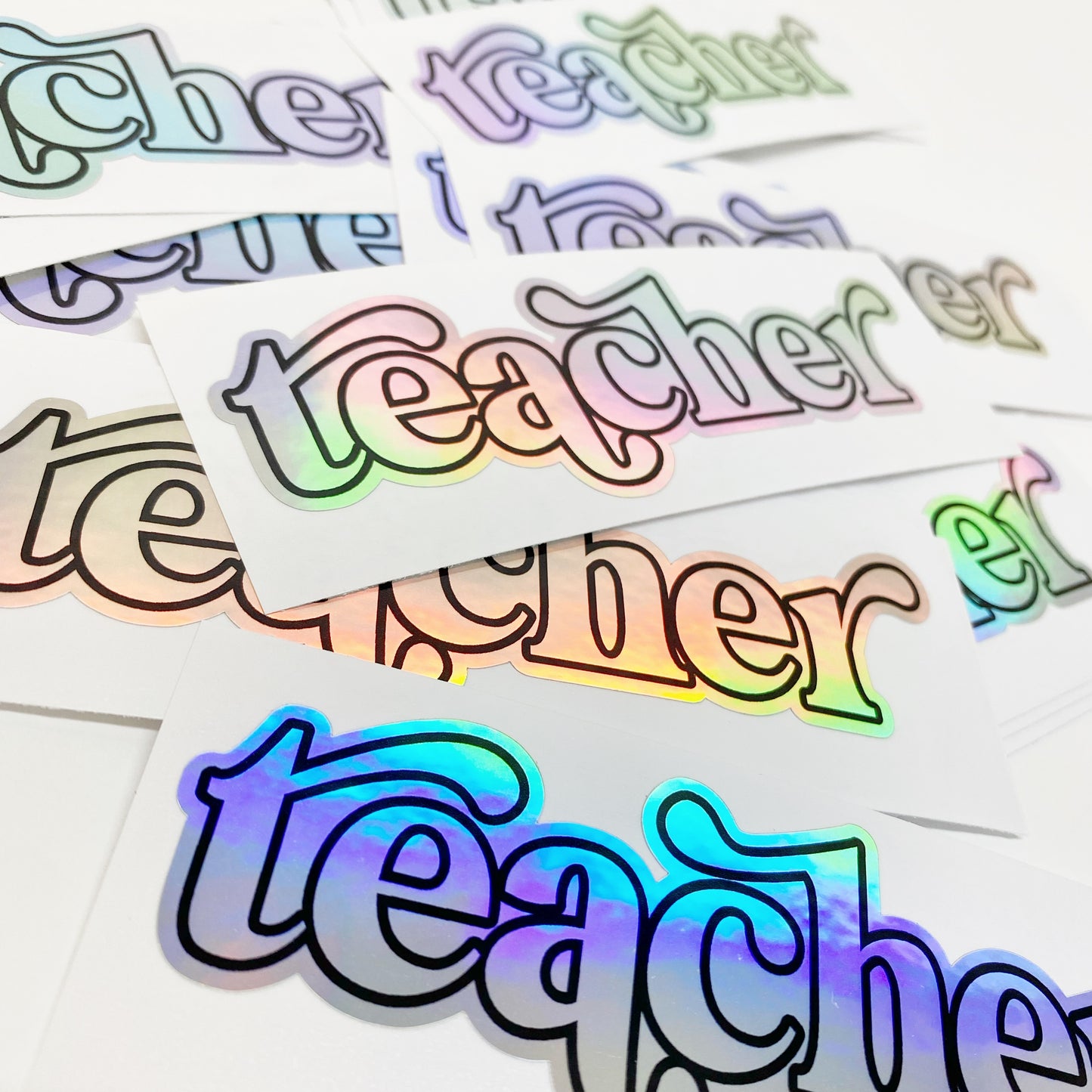 Teacher Holographic Decal