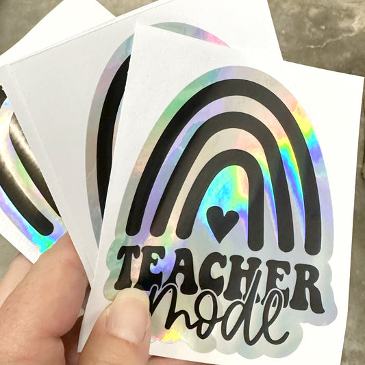 Teacher Mode Holographic Decal