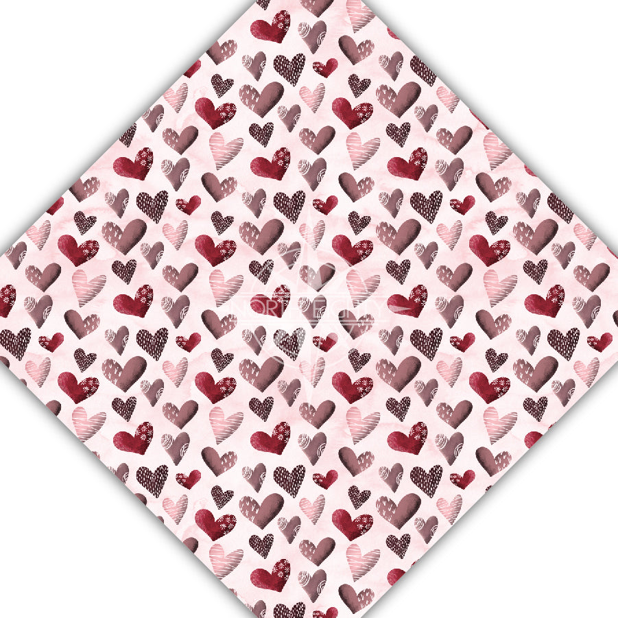 Valentine Pink Hearts 3