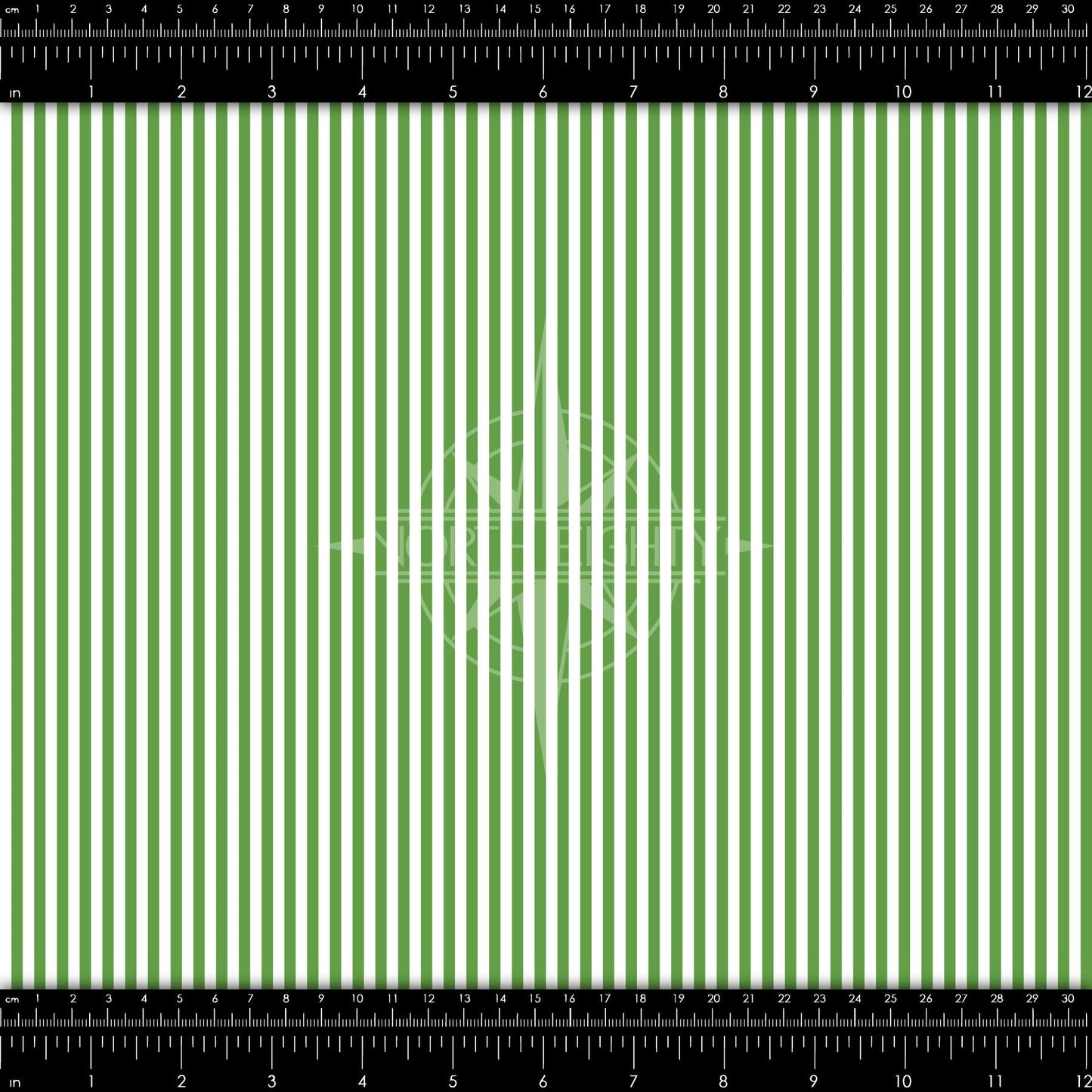 Striped Vinyl - Leaf Green and White Stripe HTV