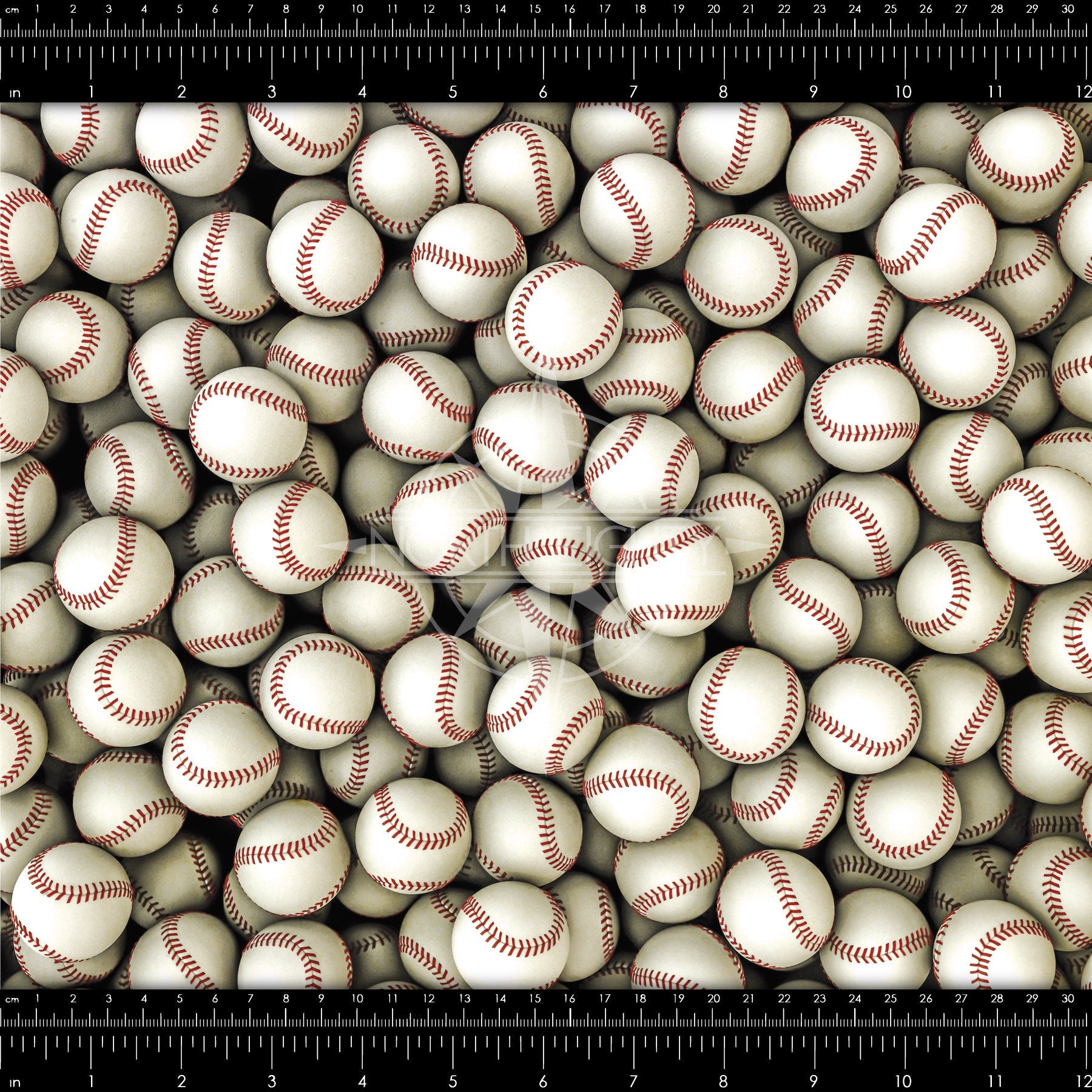 Baseball Vinyl - Baseballs Texture Printed Vinyl - htv - Ballfield