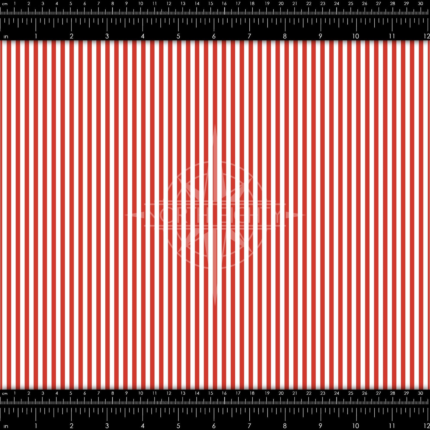 Striped Vinyl - Red and White Stripe HTV