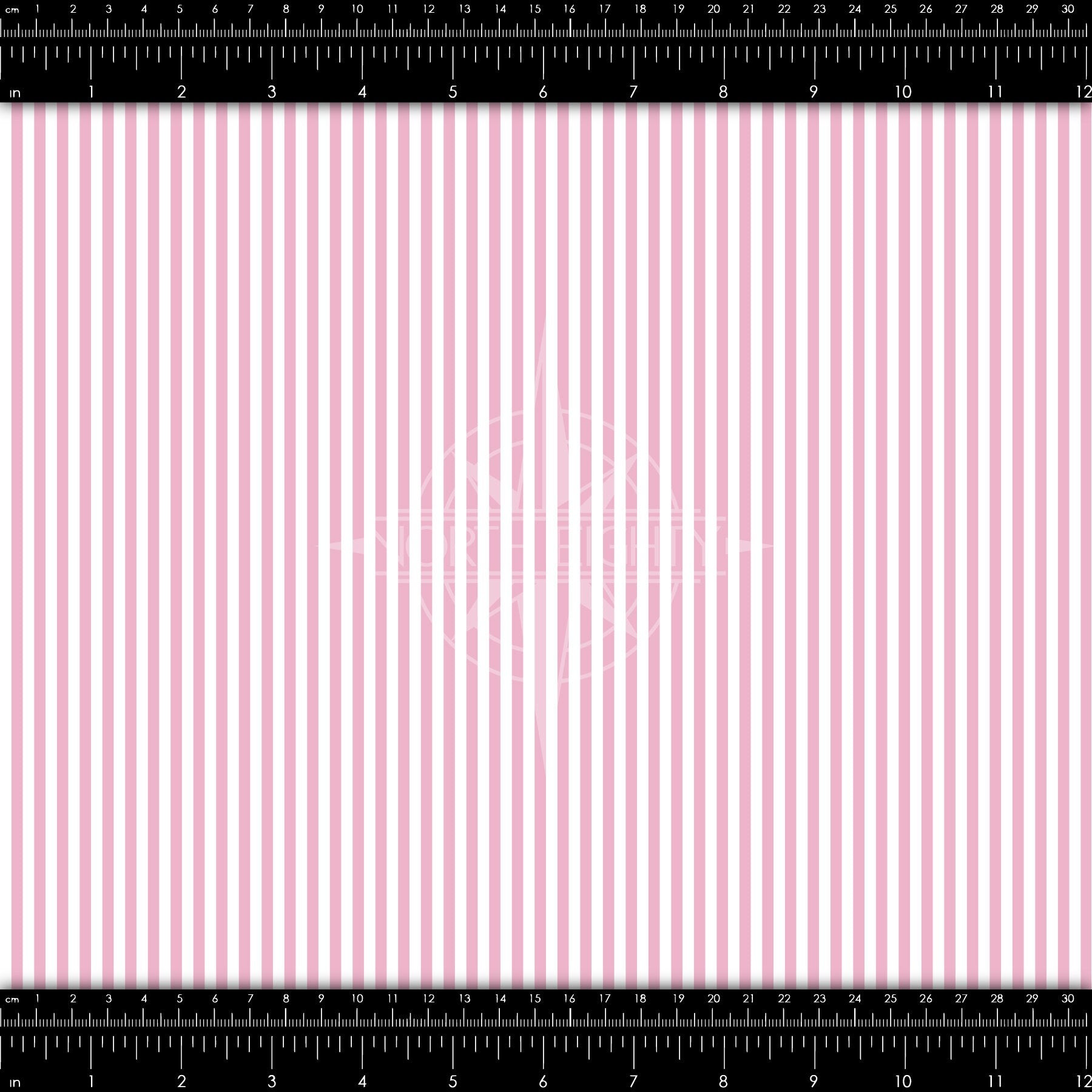 Striped Vinyl - Blush Pink and White Stripe HTV