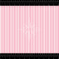 Striped Vinyl - Bubble Gum and White Stripe HTV