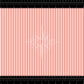 Striped Patterned Vinyl - Hibiscus and White Stripe HTV