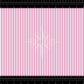 Striped Vinyl - Taffy Pink and White Stripe HTV