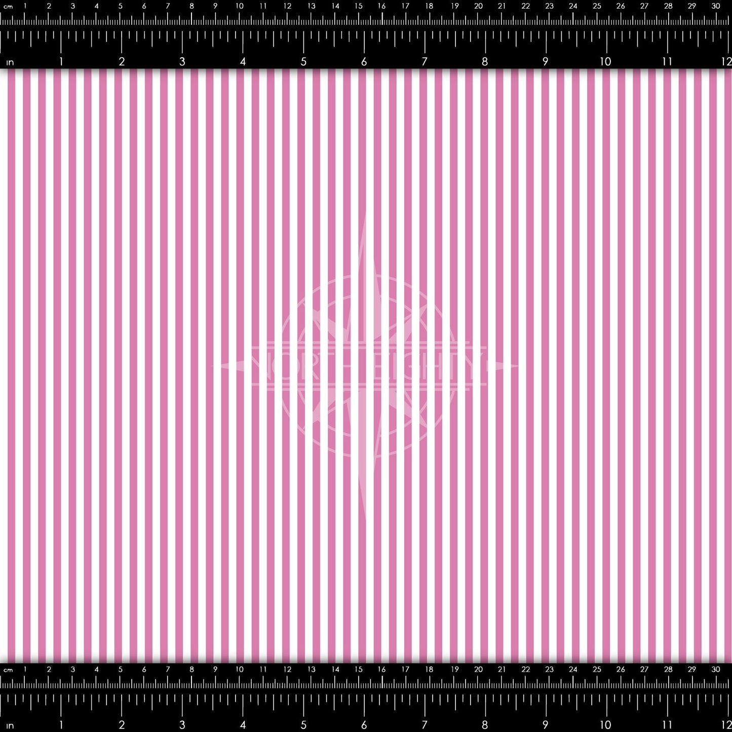 Striped Vinyl - Taffy Pink and White Stripe HTV