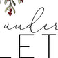 Christmas Sublimation Digital Download- Meet Me Under The Mistletoe Graphic - Watercolor Sublimation Design