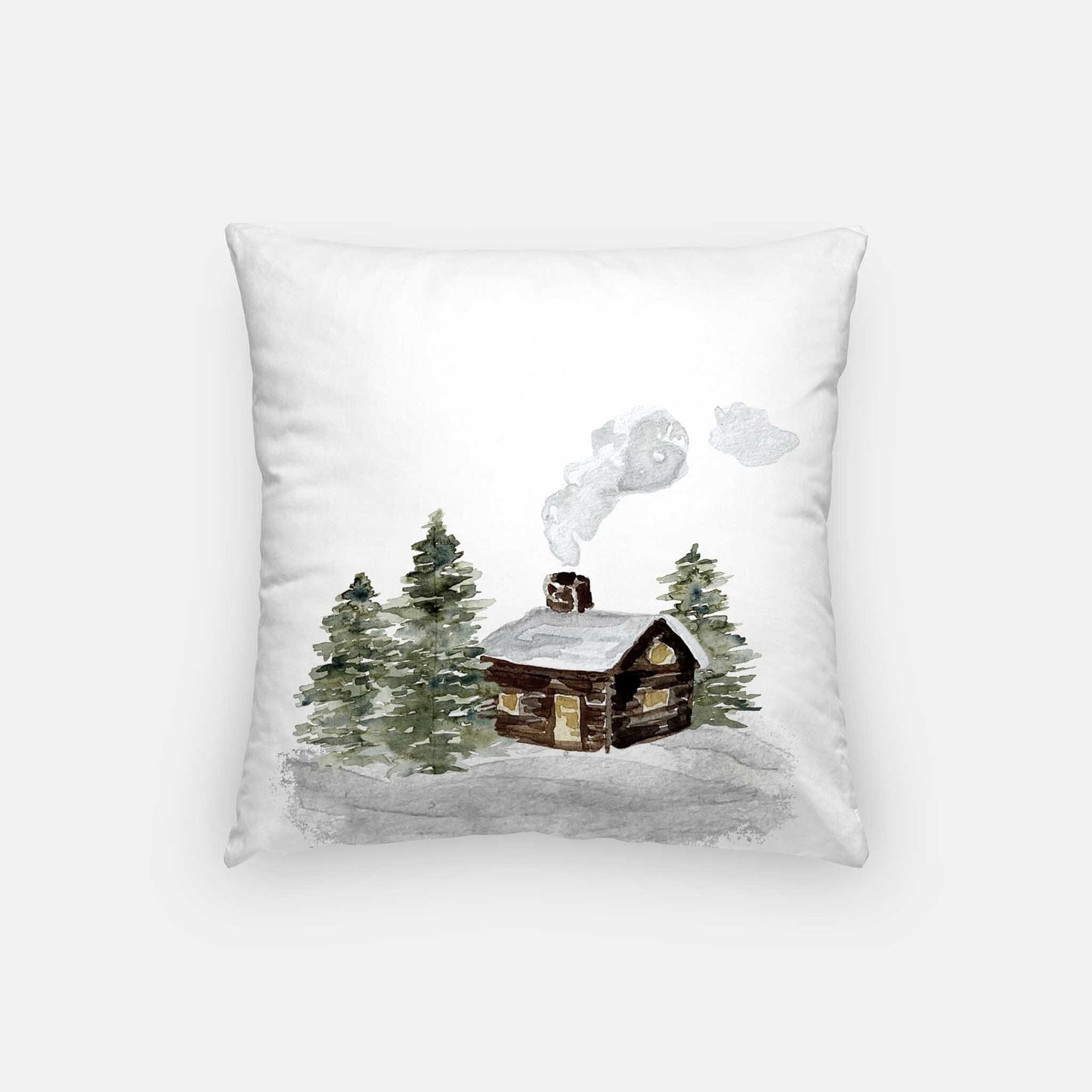 Winter Cabin Sublimation Designs - Trees Digital Download - PNG - Cabin