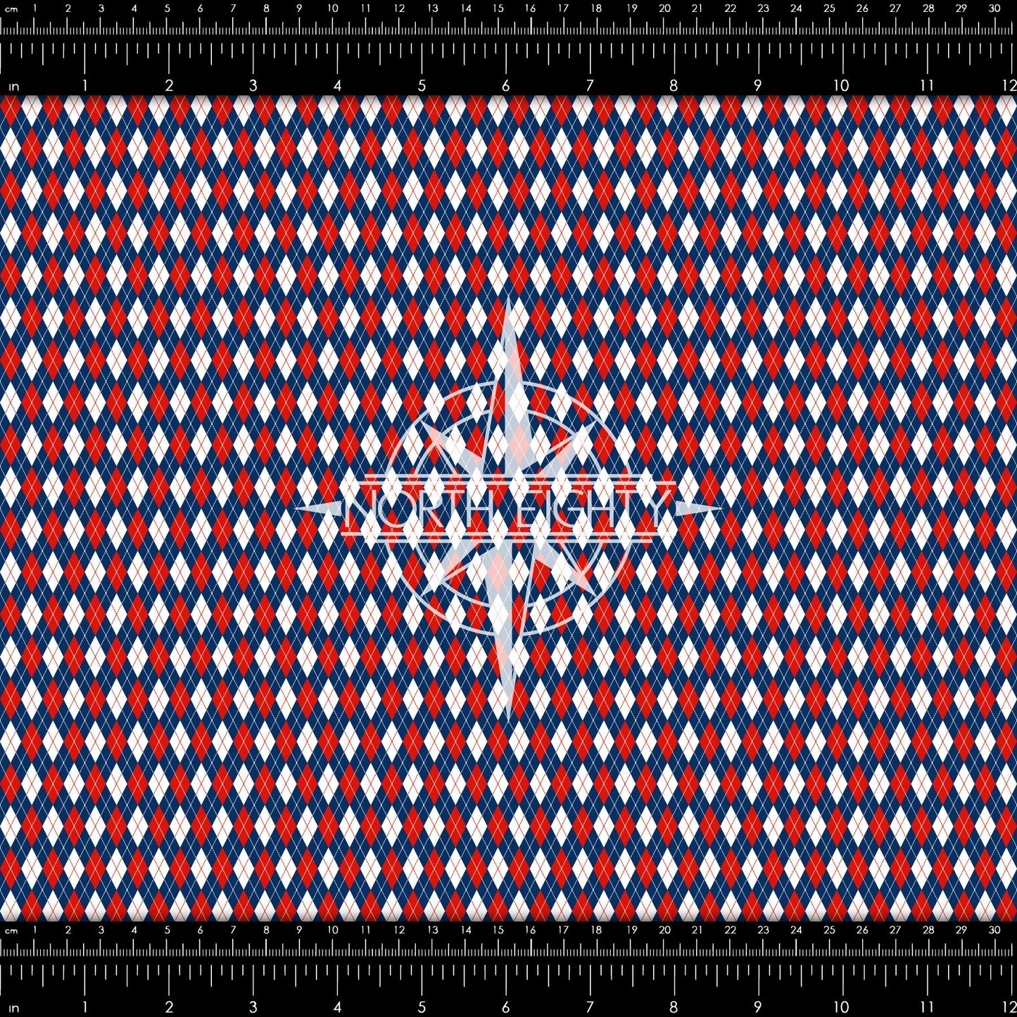 Patriotic htv - 4th of July Heat Transfer Vinyl - Argyle Printed Vinyl - Patterned Adhesive - Independence Day Plaid - Red and Blue