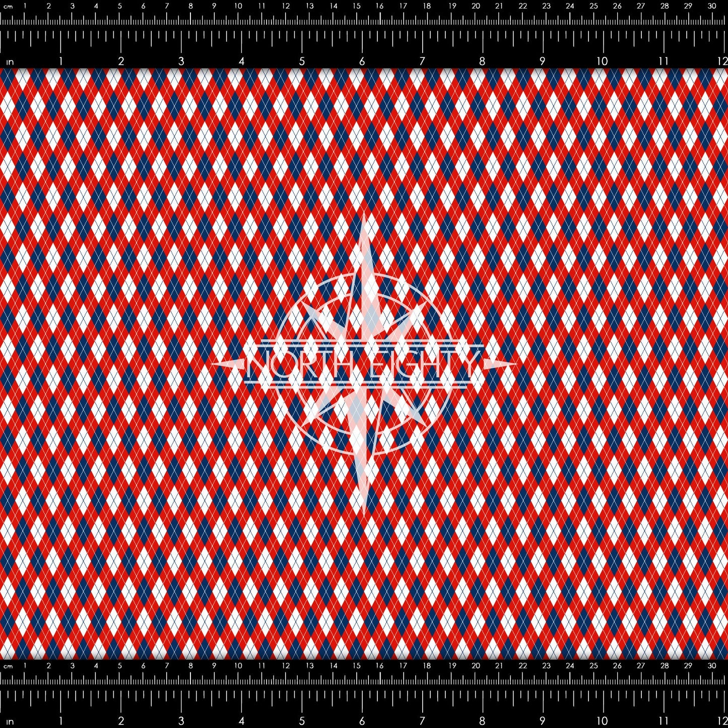 Argyle htv - Red and Blue Patriotic Heat Transfer Vinyl - Printed Vinyl - Patterned Adhesive - Independence Day Plaid - 4th of July